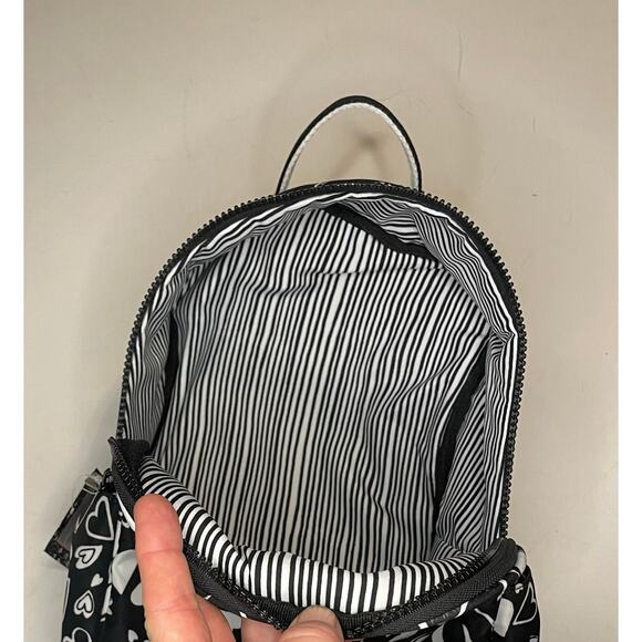 Brighton “Endless Love” Heart Backpack NWT $150 –Black & White Y2K Statement Bag - Picture 9 of 9